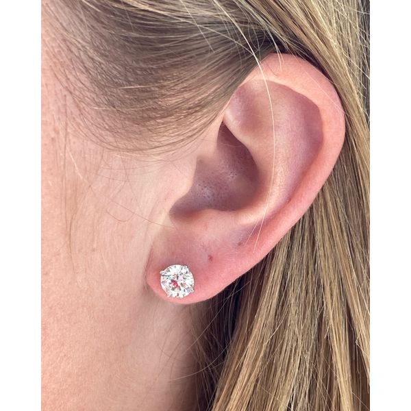 Lab Grown Diamond Stud Earrings | 2.46ctw Image 3 SVS Fine Jewelry Oceanside, NY
