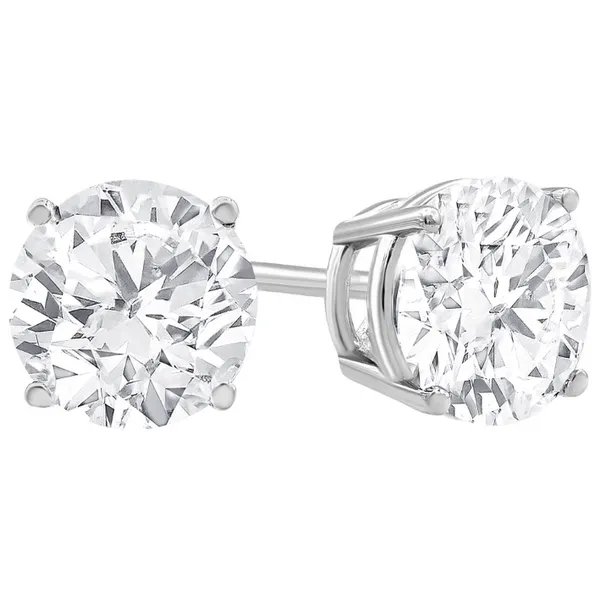 White Gold & Lab Grown Diamond Studs, 8Cttw SVS Fine Jewelry Oceanside, NY