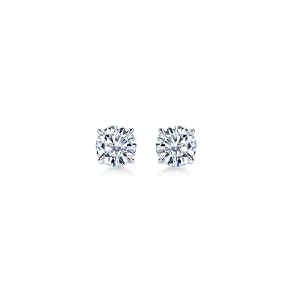 White Gold Lab Grown Diamond Studs, 1.5Cttw SVS Fine Jewelry Oceanside, NY