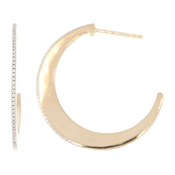 Ella Stein Diamond Hoop Earrings, .16ctw SVS Fine Jewelry Oceanside, NY