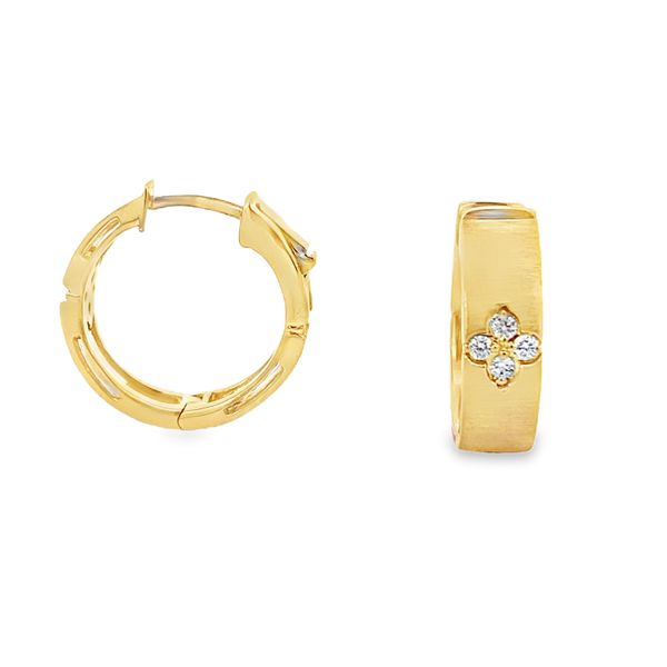 The Heritage Collection Diamond Hoops. .29ctw SVS Fine Jewelry Oceanside, NY