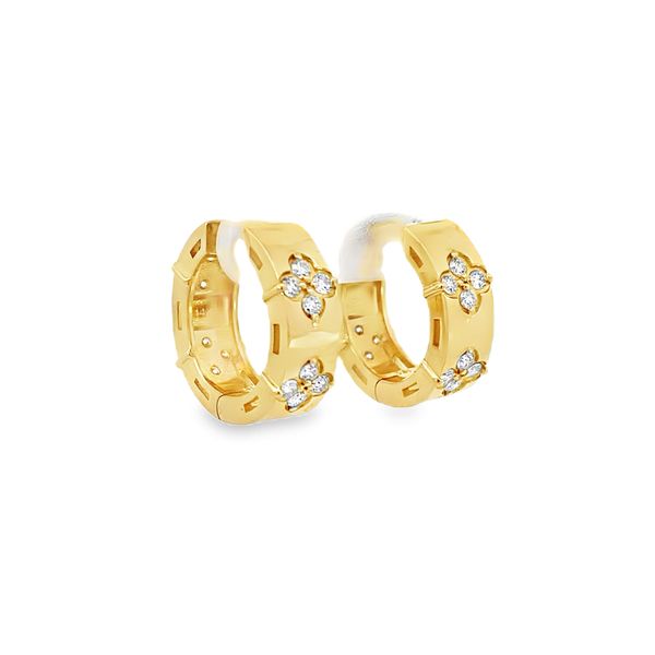 The Heritage Collection Diamond Hoops, .81ctw Image 2 SVS Fine Jewelry Oceanside, NY