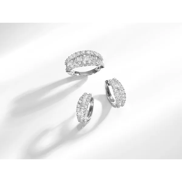 The Anniversary Diamond Hoops, 1.5Cttw Image 2 SVS Fine Jewelry Oceanside, NY