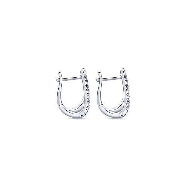 Gabriel & Co. Kaslique 14K white gold Earrings Image 3 SVS Fine Jewelry Oceanside, NY