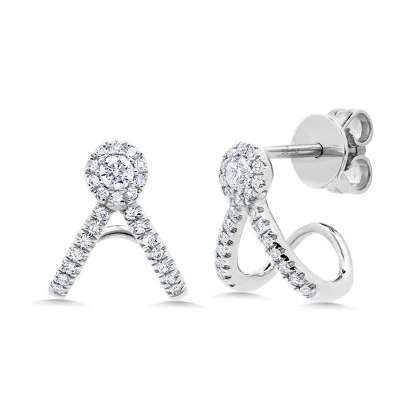 White Gold And Diamond Earring SVS Fine Jewelry Oceanside, NY