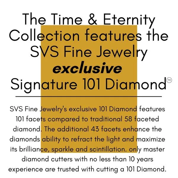 SVS Signature 101Â© Time and Eternity Studs, .09ctw Image 2 SVS Fine Jewelry Oceanside, NY