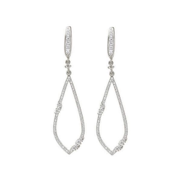 Open Diamond Drop Earrings .50ctw SVS Fine Jewelry Oceanside, NY