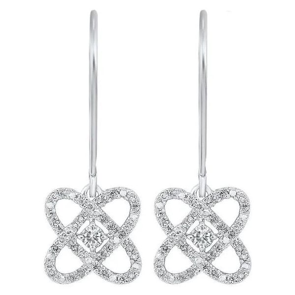 Love's Crossing Diamond Earrings, 0.24Cttw SVS Fine Jewelry Oceanside, NY