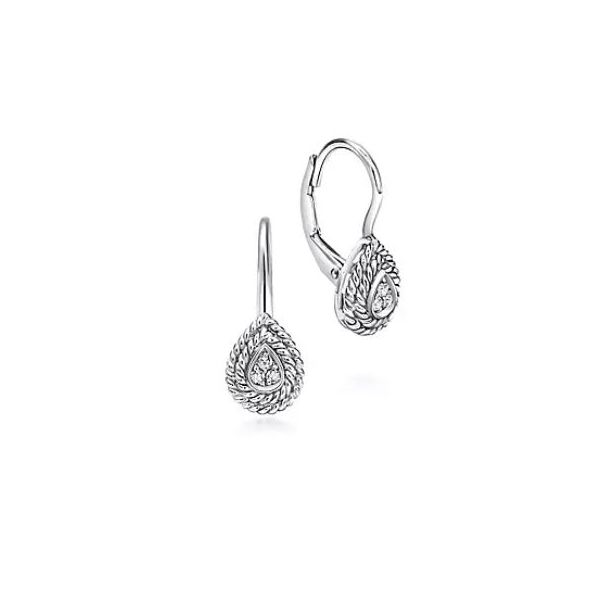 Gabriel & Co. Hampton White Gold Diamond Earrings SVS Fine Jewelry Oceanside, NY