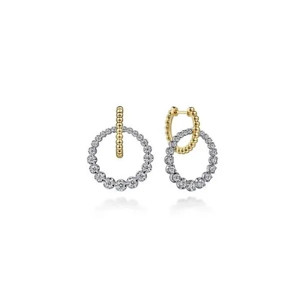 Gabriel Bujukan Yellow & White Gold Huggies SVS Fine Jewelry Oceanside, NY