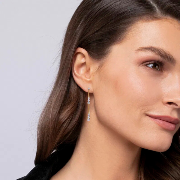 Gabriel & Co. Contemporary Yellow Gold Earrings Image 3 SVS Fine Jewelry Oceanside, NY