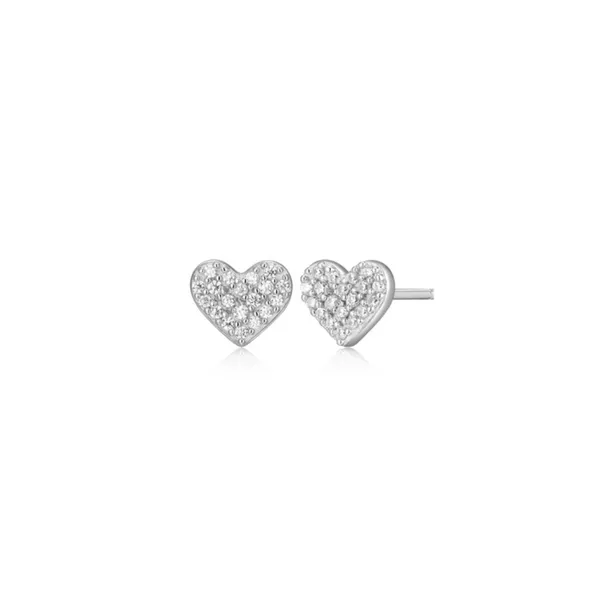 Lab Grown Diamond Heart Studs, .12ctw SVS Fine Jewelry Oceanside, NY