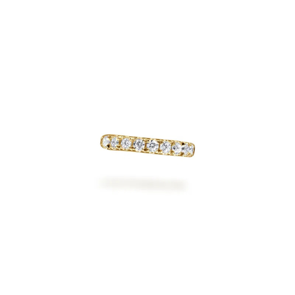 Gabriel Lusso Yellow Gold Diamond Single Ear Cuff Image 3 SVS Fine Jewelry Oceanside, NY
