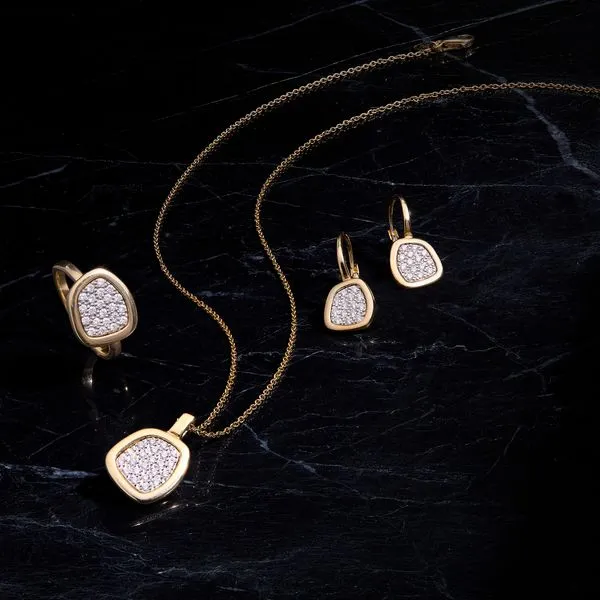 Yellow Gold & Diamond Earrings, 0.31Cttw Image 4 SVS Fine Jewelry Oceanside, NY