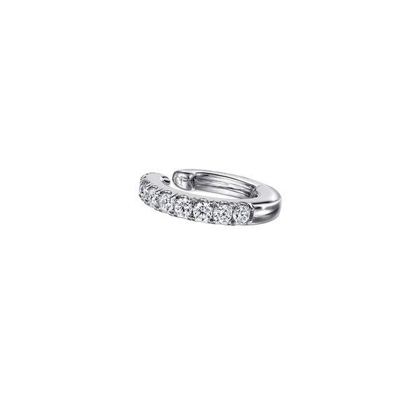 Gabriel & Co. Lusso White Gold Diamond Single Ear Cuff SVS Fine Jewelry Oceanside, NY