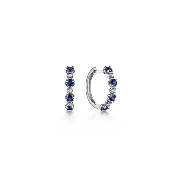 Gabriel & Co. Lusso Color White Gold Earrings SVS Fine Jewelry Oceanside, NY