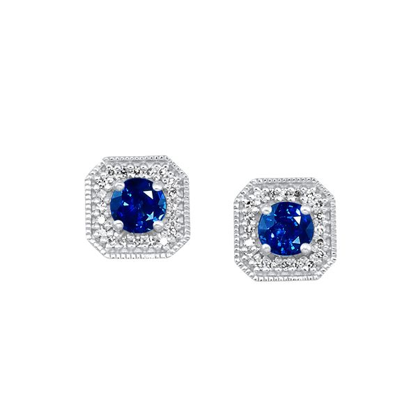 SVS Birthstone Collection: Sapphire Studs - September SVS Fine Jewelry Oceanside, NY
