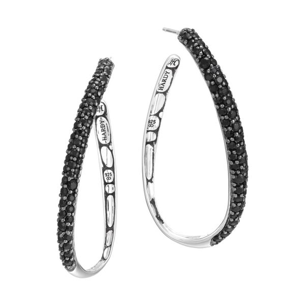 John Hardy Kali Collection Silver Hoop Earrings SVS Fine Jewelry Oceanside, NY