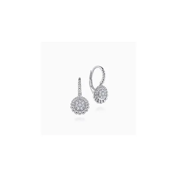 Gabriel Bujukan Silver White Sapphire Earrings SVS Fine Jewelry Oceanside, NY