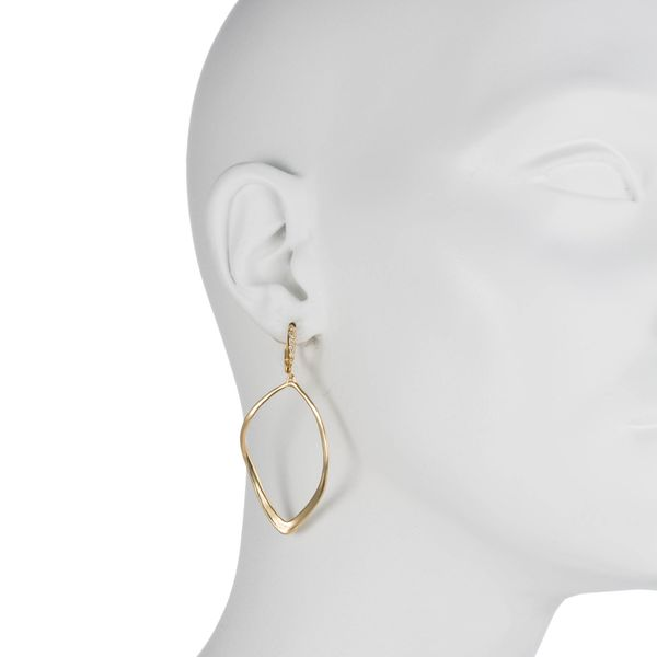 Alexis Bittar Gold Sculpted Aura Teardrop Earring Image 4 SVS Fine Jewelry Oceanside, NY