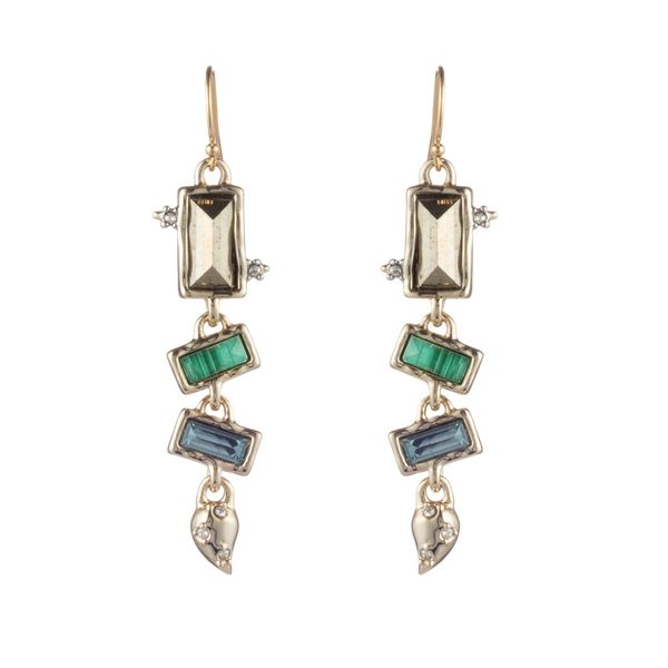 Alexis Bittar Molten Metal Multi-Stone Wire Earrings SVS Fine Jewelry Oceanside, NY