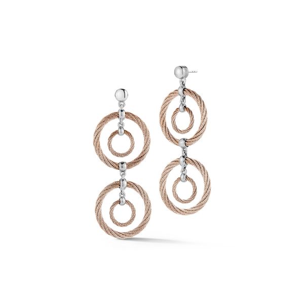 ALOR Classique Collection Carnation Cable Earrings SVS Fine Jewelry Oceanside, NY