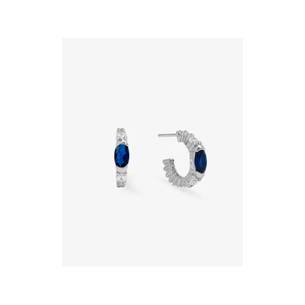 Melinda Maria She's So Extra Silver Huggies SVS Fine Jewelry Oceanside, NY