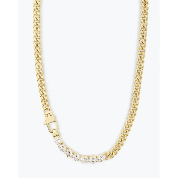 Melinda Maria Julian Loves Diamonds Gold Necklace, 18