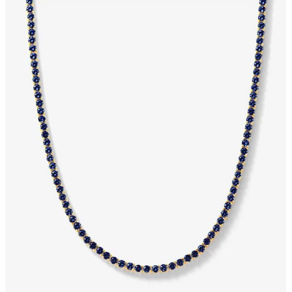 Melinda Maria Grand Heiress Gold Tennis Necklace SVS Fine Jewelry Oceanside, NY