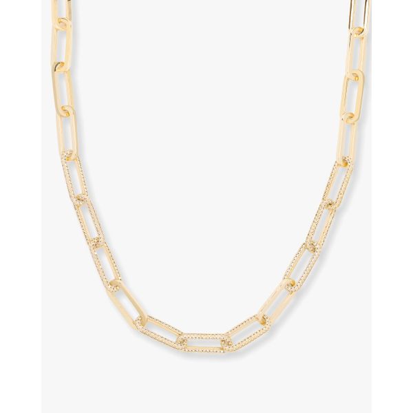 Melinda Maria Carrie Pavé Gold Chain Necklace, 18