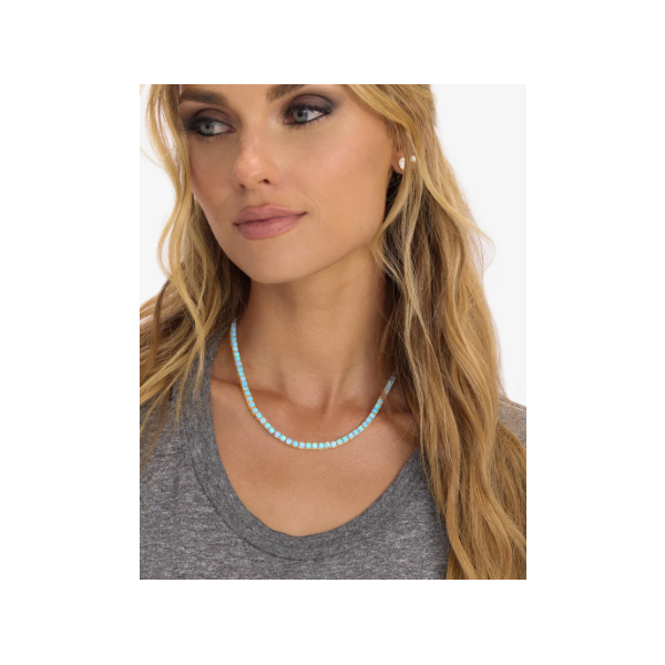 Melinda Maria Grand Heiress Gold Tennis Necklace Image 2 SVS Fine Jewelry Oceanside, NY