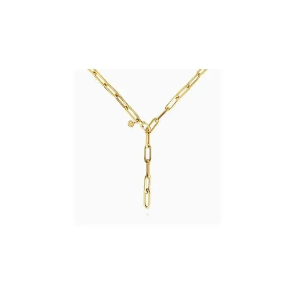 Gabriel & Co. Contemporary Yellow Gold Necklace