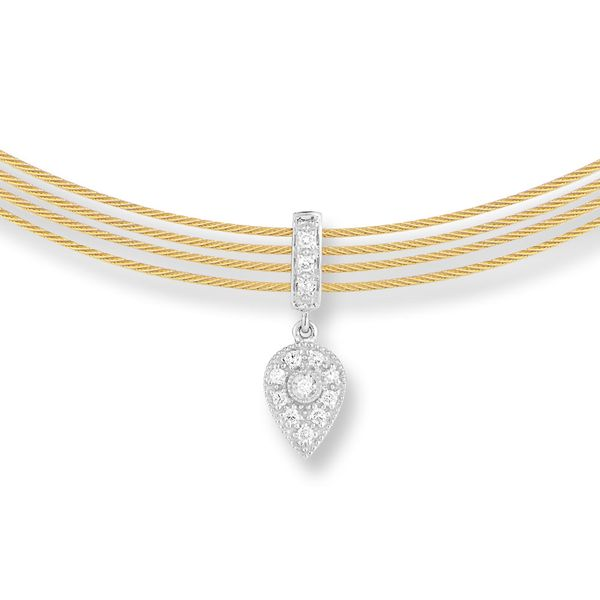 ALOR Classique Collection Diamond Necklace Image 2 SVS Fine Jewelry Oceanside, NY