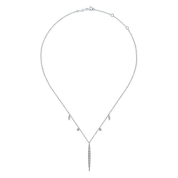 Gabriel & Co. Kaslique 14K white gold Necklace Image 2 SVS Fine Jewelry Oceanside, NY