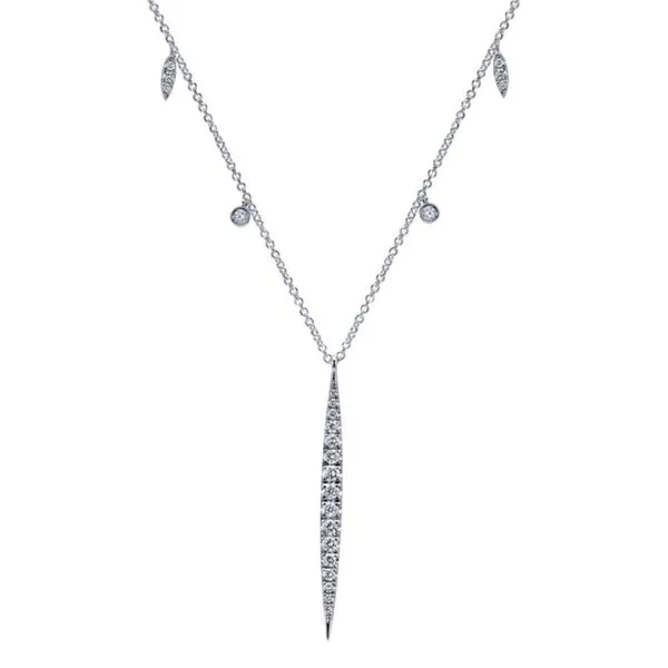 Gabriel & Co. Kaslique 14K white gold Necklace SVS Fine Jewelry Oceanside, NY