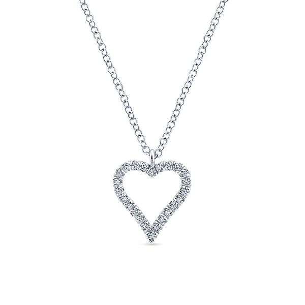 Gabriel & Co. Eternal Love Heart Necklace SVS Fine Jewelry Oceanside, NY