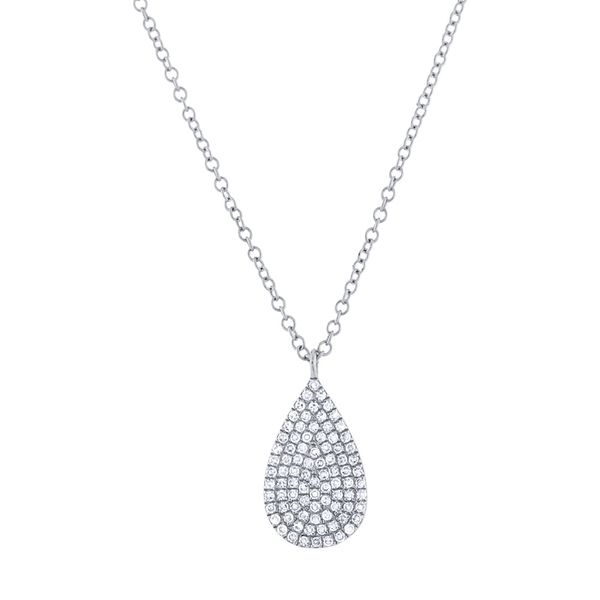 White Gold and Diamond Pendant SVS Fine Jewelry Oceanside, NY