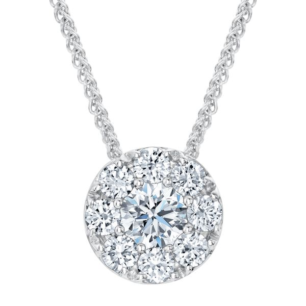 Forevermark Center of My Universe Eternal Halo Pendant SVS Fine Jewelry Oceanside, NY