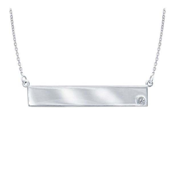 White Gold Diamond Necklace SVS Fine Jewelry Oceanside, NY