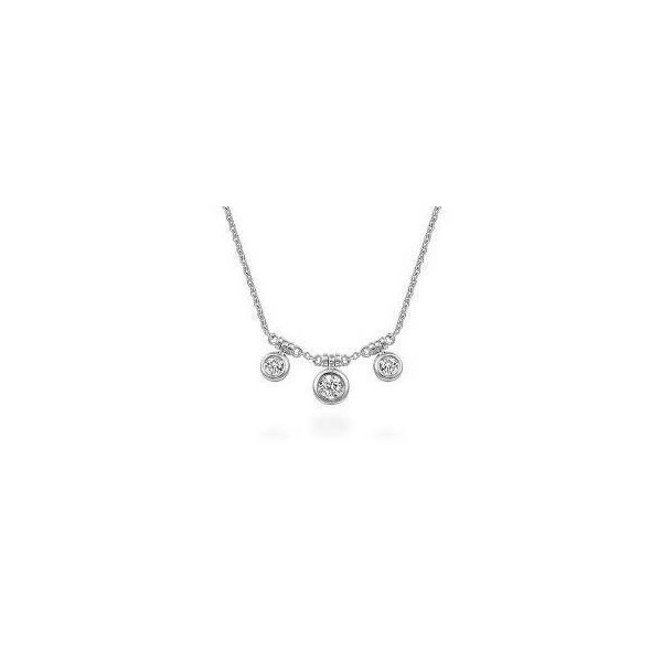 Gabriel & Co. Lusso 14K White Gold & Diamond Choker SVS Fine Jewelry Oceanside, NY