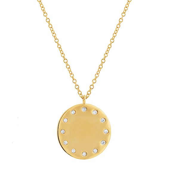 Yellow Gold Diamond Necklace SVS Fine Jewelry Oceanside, NY