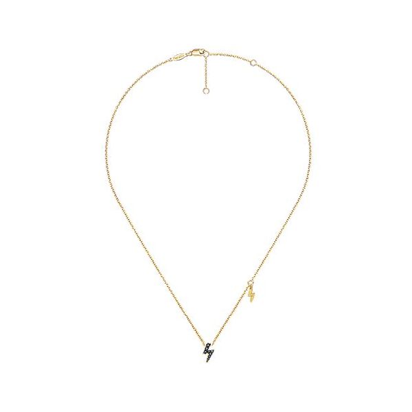 Gabriel & Co. Contemporary 14K Yellow Gold Necklace Image 2 SVS Fine Jewelry Oceanside, NY