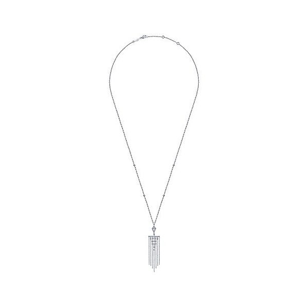 Gabriel & Co. Art Moderne Diamond Necklace Image 2 SVS Fine Jewelry Oceanside, NY