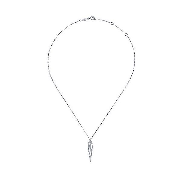 Gabriel & Co. Kaslique Diamond Necklace Image 2 SVS Fine Jewelry Oceanside, NY