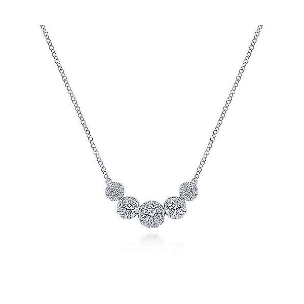 Gabriel & Co. Lusso 14K White Gold Fashion Necklace SVS Fine Jewelry Oceanside, NY