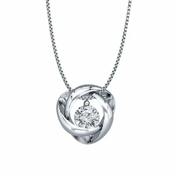 SVS Signature 101Â© Sterling Silver Time and Eternity Necklace SVS Fine Jewelry Oceanside, NY