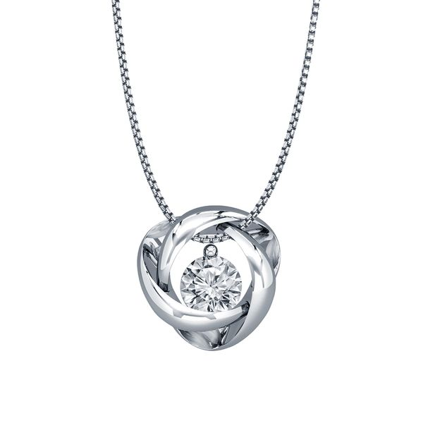 SVS Signature 101Â© Sterling Silver Time and Eternity Necklace SVS Fine Jewelry Oceanside, NY