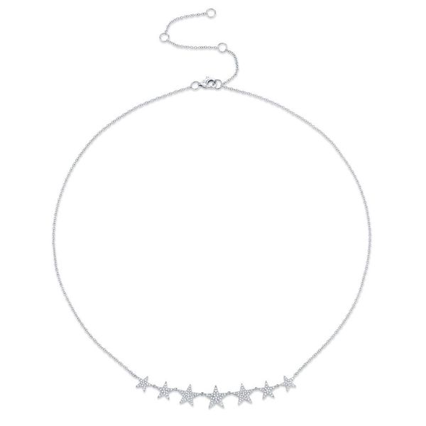 Shy Creation Diamond Star Necklace SVS Fine Jewelry Oceanside, NY