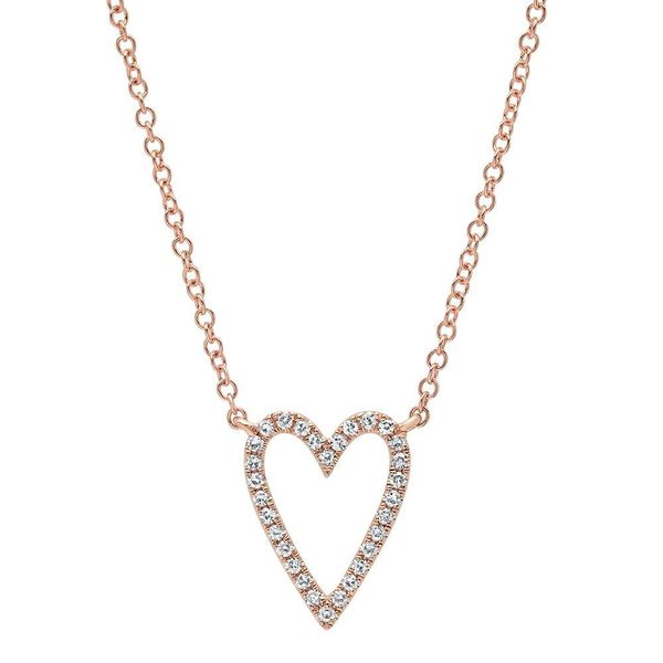 Shy Creation Amor Collectoin Diamond Heart Necklace SVS Fine Jewelry Oceanside, NY