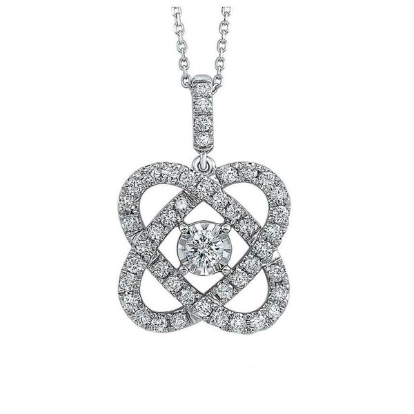 Love's Crossing Diamond Pendant Necklace SVS Fine Jewelry Oceanside, NY